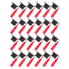 24Pcs Mini Graduation Hats with Tassel Red Felt DIY Cupcake Toppers for Class of 2025 Party Favors Bottle Top Decor Wine