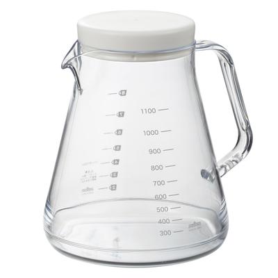 Akebono Sangyo Unbreakable Coffee Server 1100ml White Strong 1100 Dishwasher Safe Made In Japan TW-3763