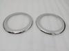 Headlight Retaining Set Bezel Chrome Rim Trim 8" For Willys Jeeps Truck