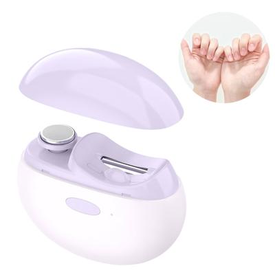 Electric Nail Clipper Kids Adults Seniors Automatic Nail Trimmer USB Rechargeable Baby Manicure Grinding File Fingernail Cutter Polisher
