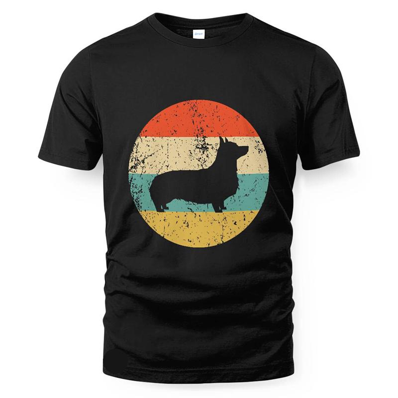 2025 Fashion Summer Corgi T-shirt For Men Humour Funny Print Graphic Crewneck T Shirts Outdoor Sports Streetwear Women Tee Top
