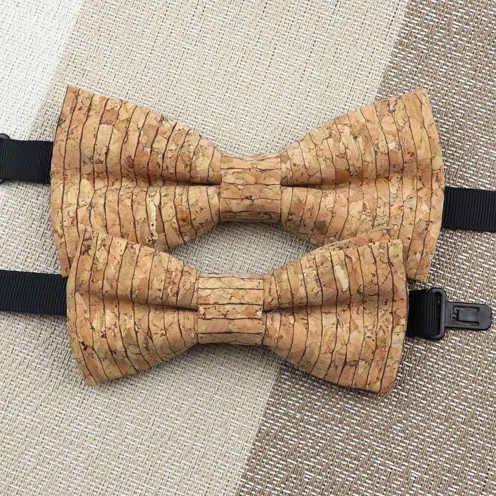 1PC, Fashion Bow Shape Bow Tie, Double Layer, Wood, Gentleman,Handmade, Butterfly,