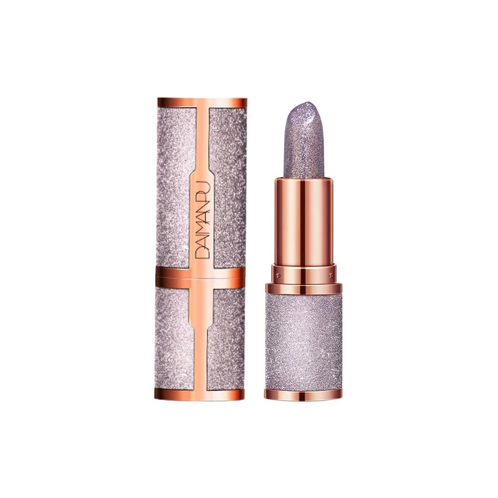 3 Kleuren Glitter Lippenstift Temperatuur Veranderende Duurzame Lip Tint Waterdicht Rood Roze Sexy Cosmetica Make-up