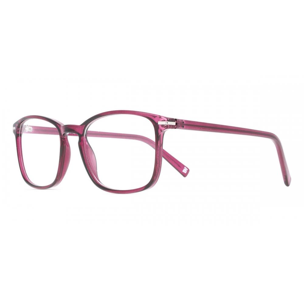 Full Rim Square Dark Purple Smartbuy Collection Fundy Cp120e Fashion Unisex Eyeglasses
