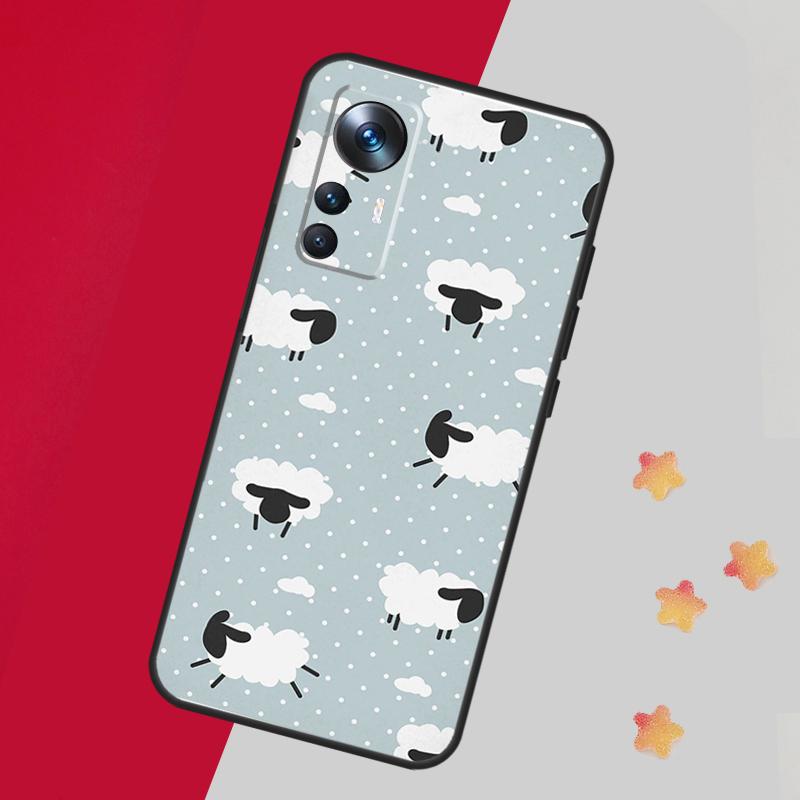 Cute Sheep Case For Xiaomi 14T Pro 11T 12T 13T 13 14 15 Ultra Cover For POCO F7 F6 F5 X3 X5 X6 X7 Pro