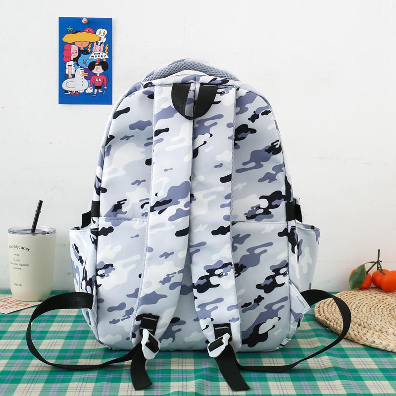 Zaino per studenti Borsa da scuola in tre pezzi Zaino resistente di grande capacità da donna
