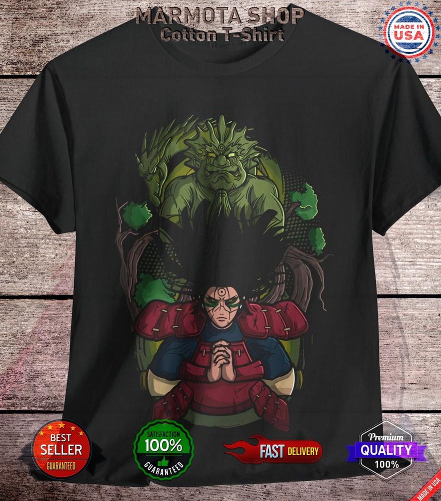 

Hashirama Senju Shirt Naruto Shippuden Anime Style Tee T-Shirt Unisex All Size L