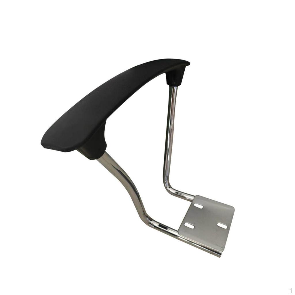 Chair Armrest Pad with Mounting Holes Fixed Office Chrome Hardware for Handymen,