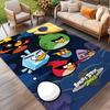 Angry Birds Print Rug, Washable Floor Carpet, For Entryway Dorm Laundry Room Office Study, Home Decor Birthday Christmas Gift