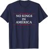 No Kings In America Flag Protest Save Democracy T-Shirt