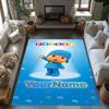 Pocoyo Customize Your Name Area Rug Design for Foyer Bedrooms Outdoor Decorate Room Antislip Carpet Office Home Decor