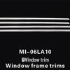 Otai Stainless Steel Lower Window Trim Strip for Mitsubishi Lancer - Bright Decorative Sticker