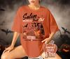 Salem Book Club Comfort Colors Shirt, Witchy Halloween Book Lover Tee, Spooky Girl Reading TShirt, Massachusetts Witch Shirt, Fall Book Gift
