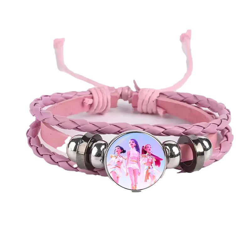 

Cartoon Character Bracelet, Alloy Charm Adjustable 18+6cm Chain, Unisex Fashion Jewelry Gift for Daily Wear