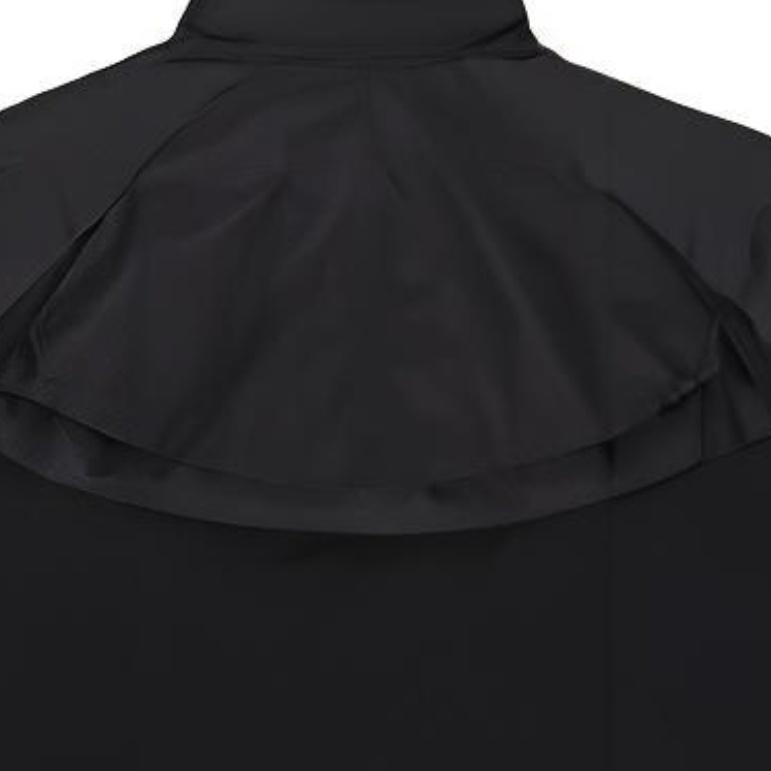 Nike X Sacai Funnel-Neck Oversized Shell Trench Coat Asia Sizing 'Black' Men's DQ9028-010