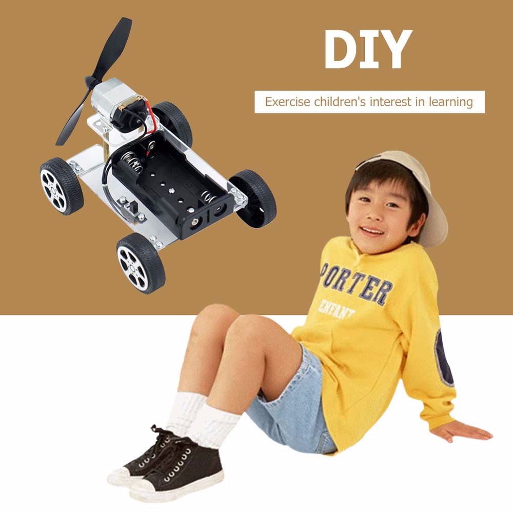Experiments Materials Kits Educational Toys Science Model Wind Power Car Assemble Puzzle Toys
