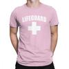 Funny Lifeguard T-Shirts Men Round Collar Cotton T Shirt Red Lifeguarding Unisex Uniform Tees Gift Tops Europe Streetwear