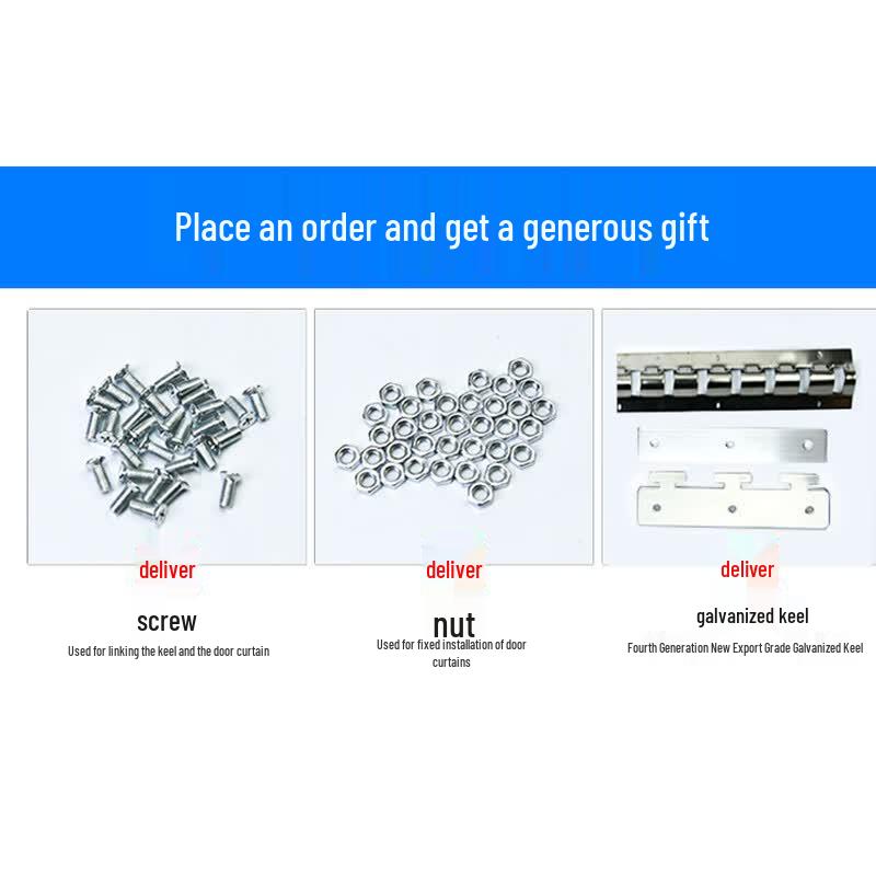 Luxchic Transparent PVC Partition Door Curtain