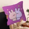 Cartoon Asamimichaan Asleep Cute Asamimi Office Cushion Pillowcase Car Cushion CoverXCM Lumbar Pillowcase Sofa Pillowcover
