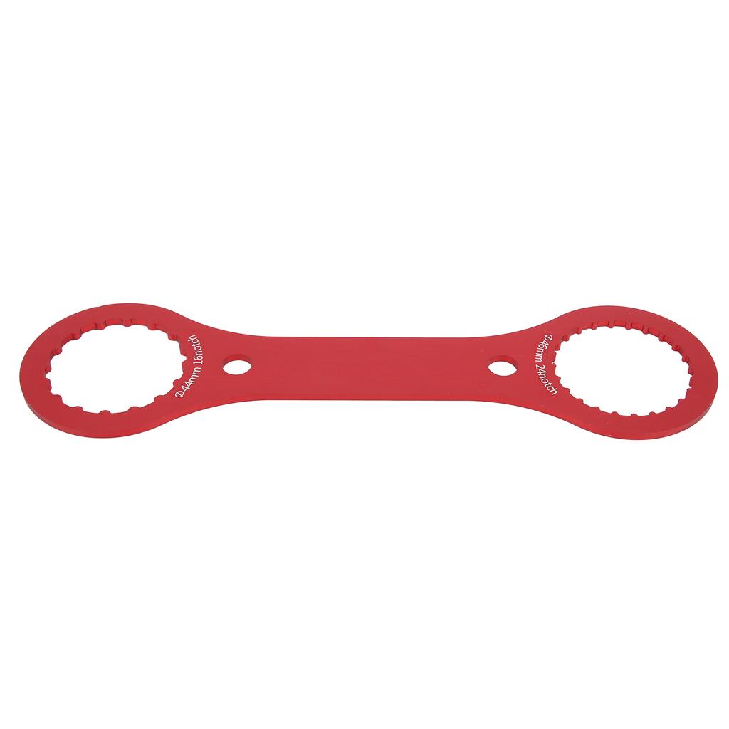 Sykkel-BB-nøkkel Kranklagerverktøy 44 mm 46 mm 16 24 Hakk BB-installasjonsfjerner Rød