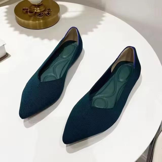 

Женские сандалии TRAF 11 цветов с острым носком на плоской подошве, осенние туфли 2024 года с неглубоким носком и низким каблуком Sauqre, элегантные офисные женские сандалии 40