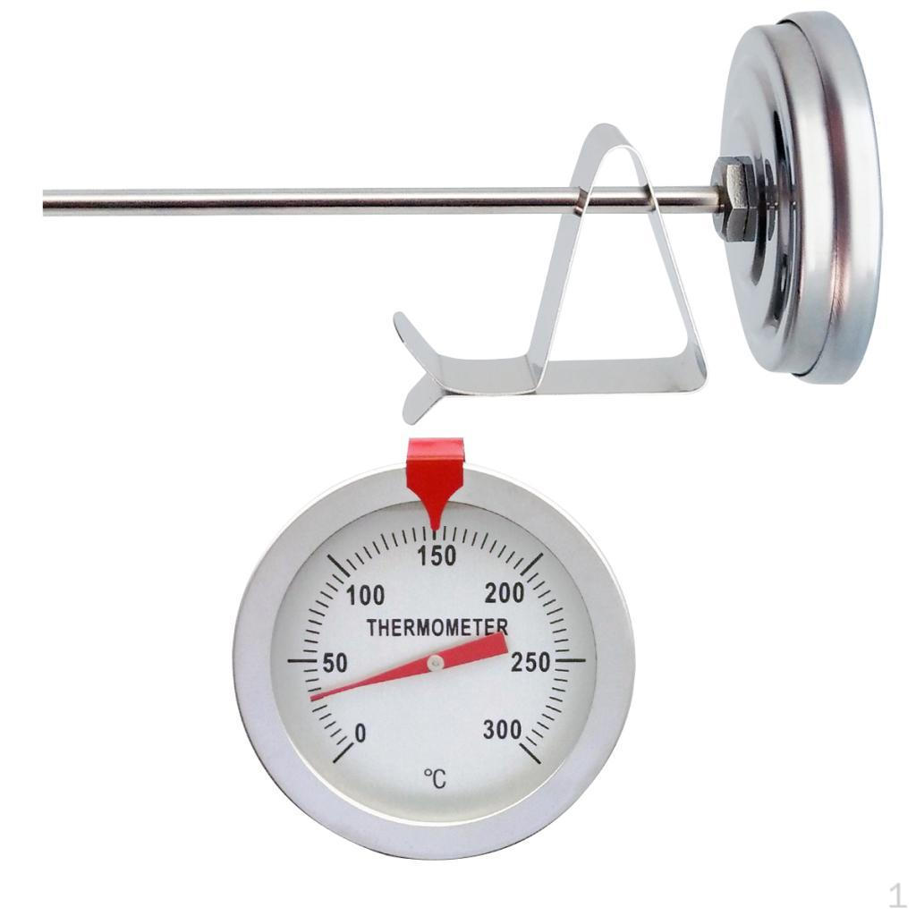 Мгновенное измерение температуры, кулинарный щуп из нержавеющей стали, 0~300°C 15cm