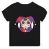 New Amazing Digital Circus Print T-shirt Boys and Girls Casual High-quality Choice Cotton Short-sleeved T-shirt