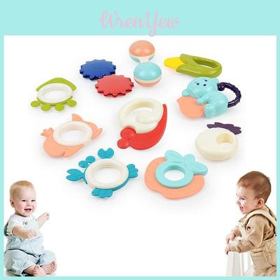 Educational Infant Toys Safe Plastic Rattles For Babies