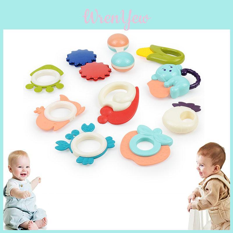 Educational Infant Toys Safe Plastic Rattles For Babies