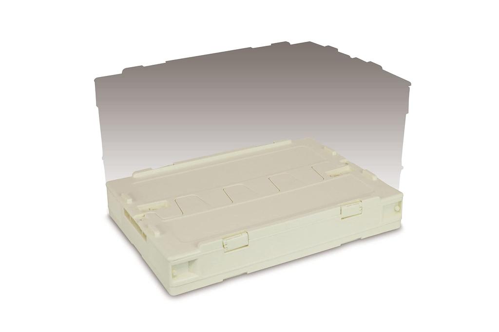 Special Parts Takegawa (TAKEGAWA) Foldable Container 50L White 08-01-0184