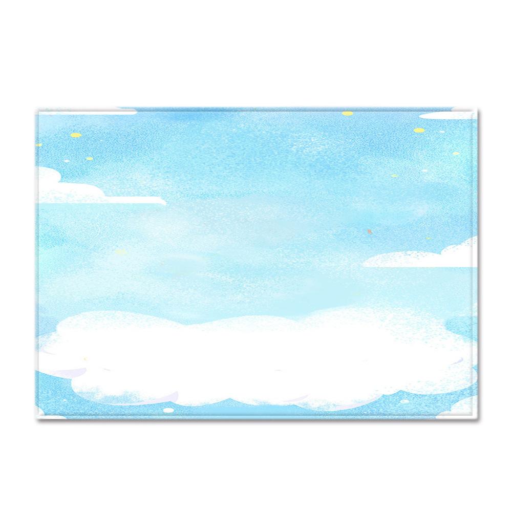 

Textured Large Carpet Feather Wind Bedroom Floor Mat 1.5*1