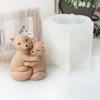 Exquisite Aromatherapys Candle Mold Hug Foxes Bear Mold Animal Gypsum Ornament