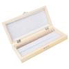 Wooden Specimens Slide Box Metal Buckle 25/50/100pcs Slide Storage Box Case Biology Glass Prepared Microscope Slide Box
