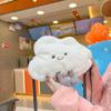 Plush White Cloud Plush Lolita Bag Soft White Cloud Shoulder Bag  Cell Phone Pouch