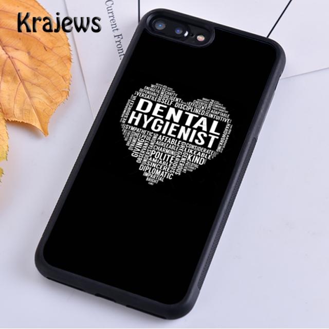 Krajews Dentist Tooth Dental Hygienist Phone Case Cover For iPhone 17 Air 16 15 14 plus 12 13 pro max Fundas