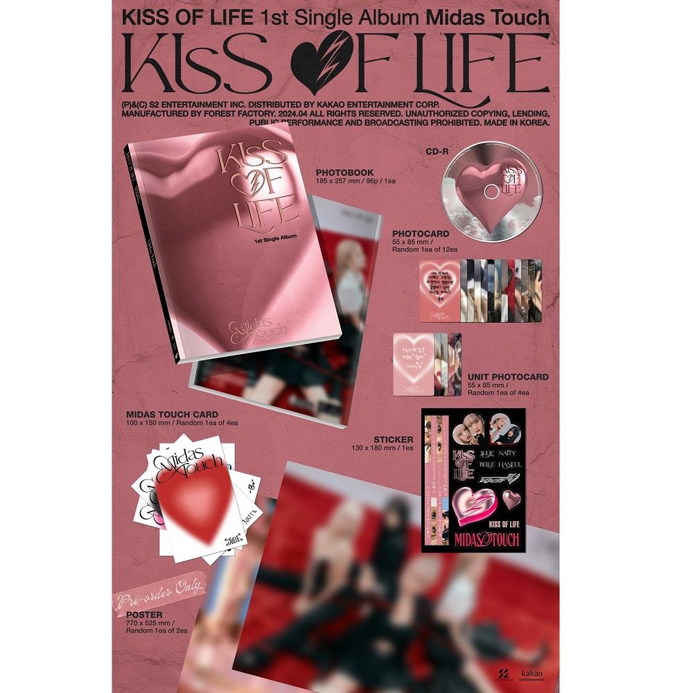 Kiss Of Life 1. Single-Album Midas Touch CD