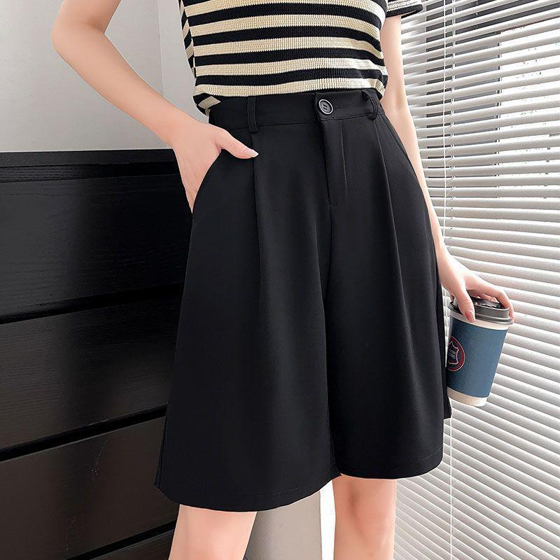 Women s Ice Silk Gray Slimming Wide-Leg Pants - Draped Summer Style S suggest 80-95 jin