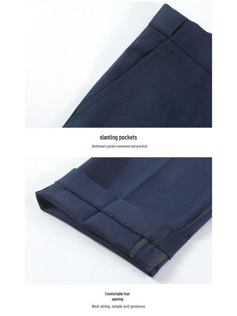 Korean Style 2026 Men's Slim Fit Non-Ironing Suit - Casual, Formal, Business, Wedding.