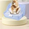 Anti-Tipping Rabbit Toilet Splash-Proof Animal Potty Trainer Pet Toilet Box  Indoor Use