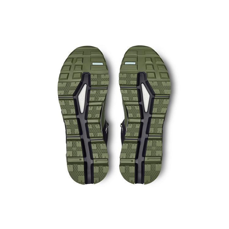 On Slip Resistant Slip Resistant Mid Top Outdoor Shoes Men's Black Gray 53.98065