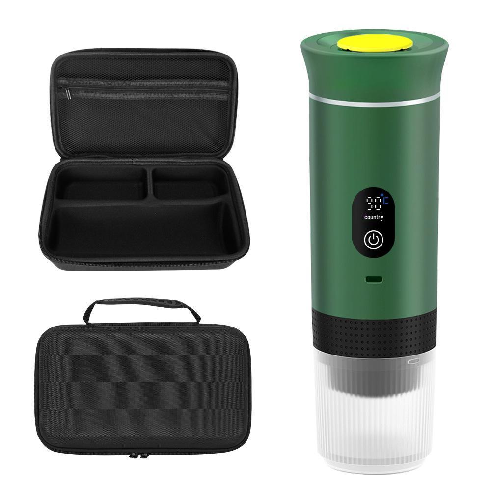 Meiyishi Tragbare Espresso-Kapsel-Kaffeemaschine - 3-in-1 Outdoor Beheiztes Ladegerät