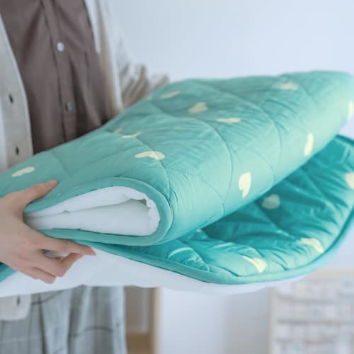 Nishikawa Nap Futon Sleeping Nap Mat 70 X 120 Cm Sp3257ma Heart 7838 Green 500