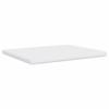 VidaXL Matelas en mousse blanc 160x220 cm 7 zones dureté 20 ILD,matelas de lit,matelas de lit de jour,matelas en mousse 4016659