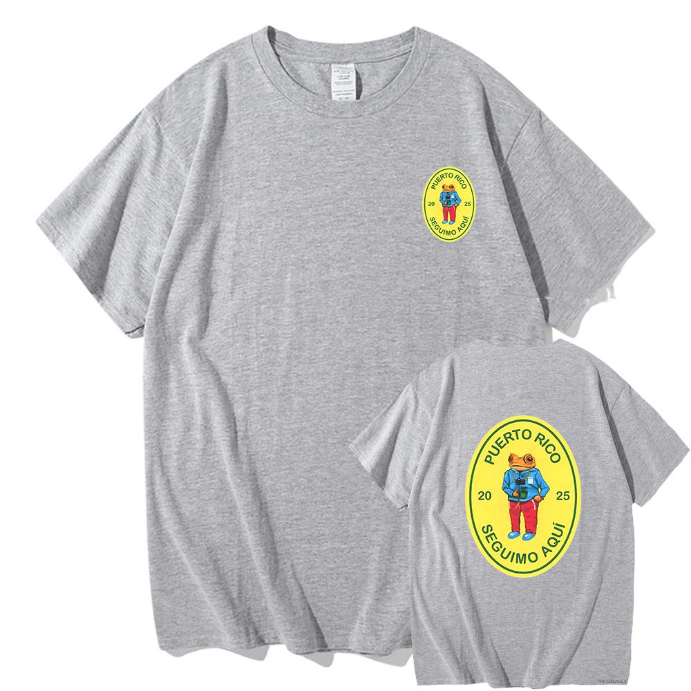 Debi Tirar Mas Fotos This Tshirt 2025 Bad Bunny New Album Men/women Clothing Harajuku Clothes Unisex Cotton Graphic T Shirts Top