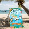 Customizable personalized beach towels Octonauts themed designs.Suitable for the beach, yoga, sports;ideal as beach accessories