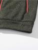 Men's Spring Autumn Casual Fashion Solid Colour Sweater Men's Long-sleeved Sports Hooded Tops Zip Cardigan Sweatshirt Moisture Wicking Breathable Tops