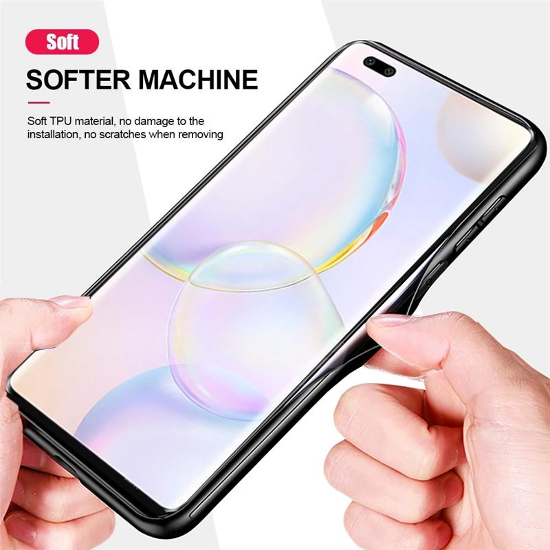 Luxury Car Holder Leather Case For Huawei P50 Pro Honor 50 60 70 ro Shockproof Soft TPU Cover