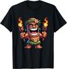 Mens Tiki Shirt Man Hawaiian Summer Tropical Luau Party Kids T-Shirt