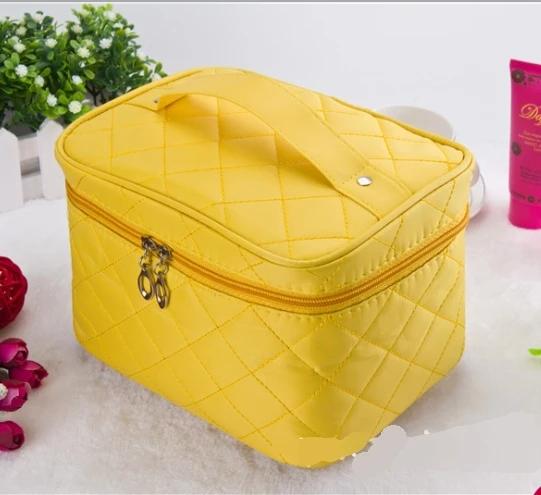 Cosmetic Box New Quilted Professional Cosmetic Bag Women's Large Capacity Storage Handbag Travel Toiletry Makeup Bag sac