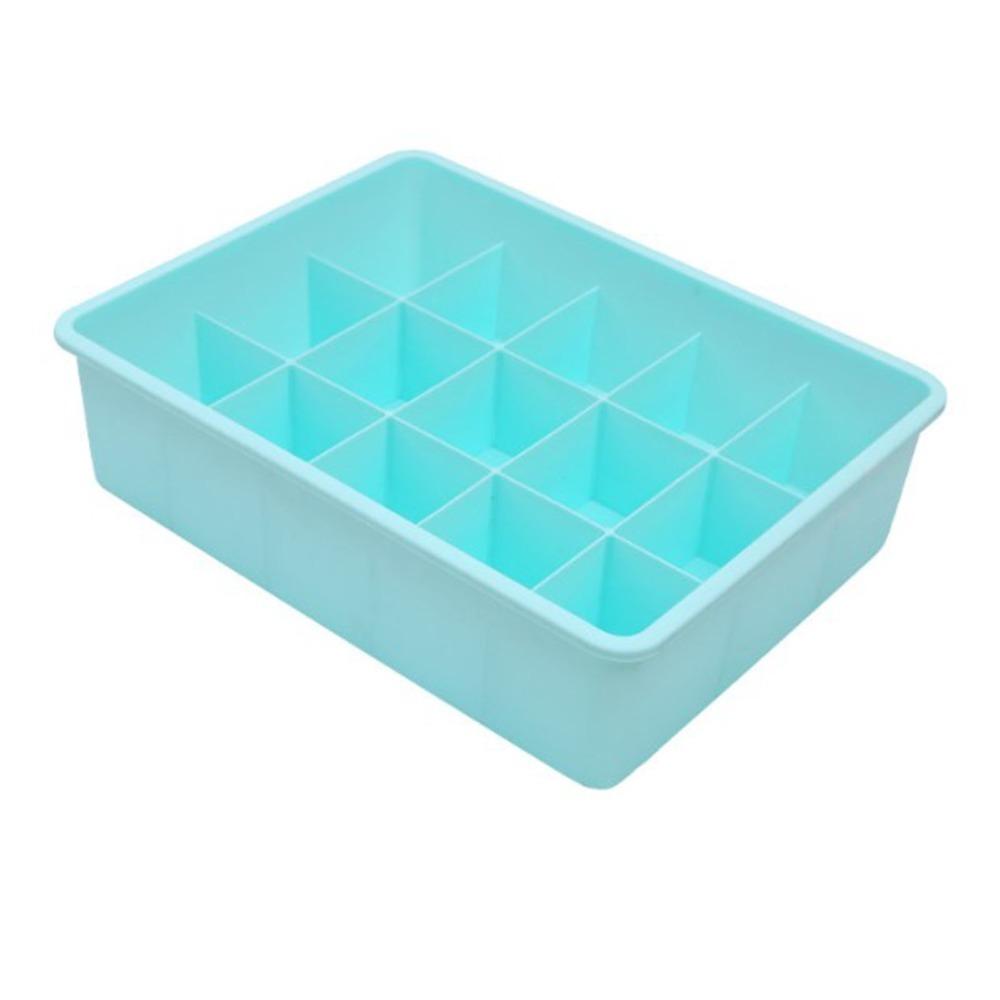 

15 Cell Design Underwear Storage Box Multifunctional With Lid Socks Organizer Space Saving Drawer Dividers Storage Box Home Use